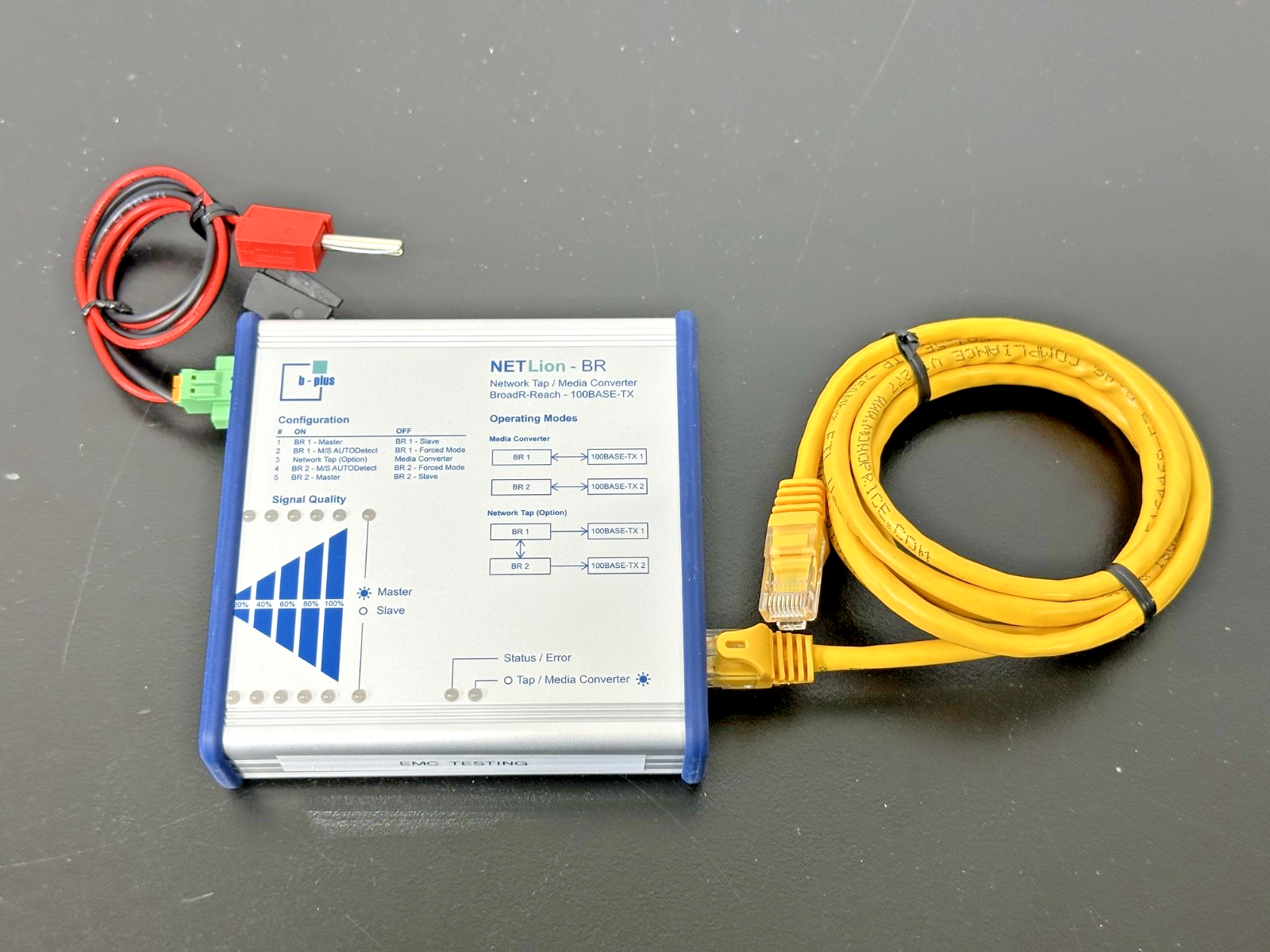 b plus NETLion BR Network TAP Media Converter BroadR Reach 100BASE TX1
