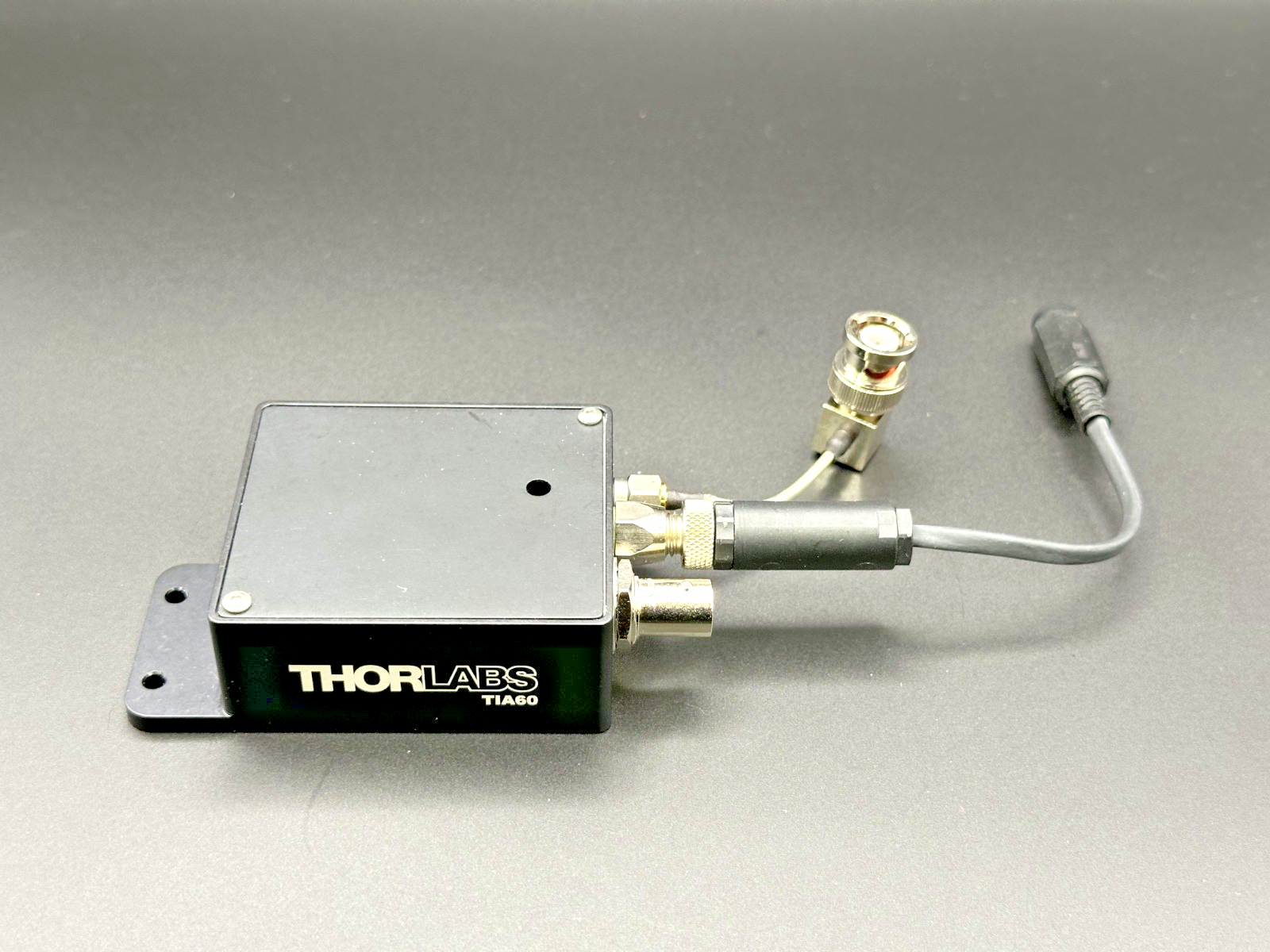 Thorlabs TIA60 PMT Transimpedance Amplifier 60 MHz w/ Cables Adapters0
