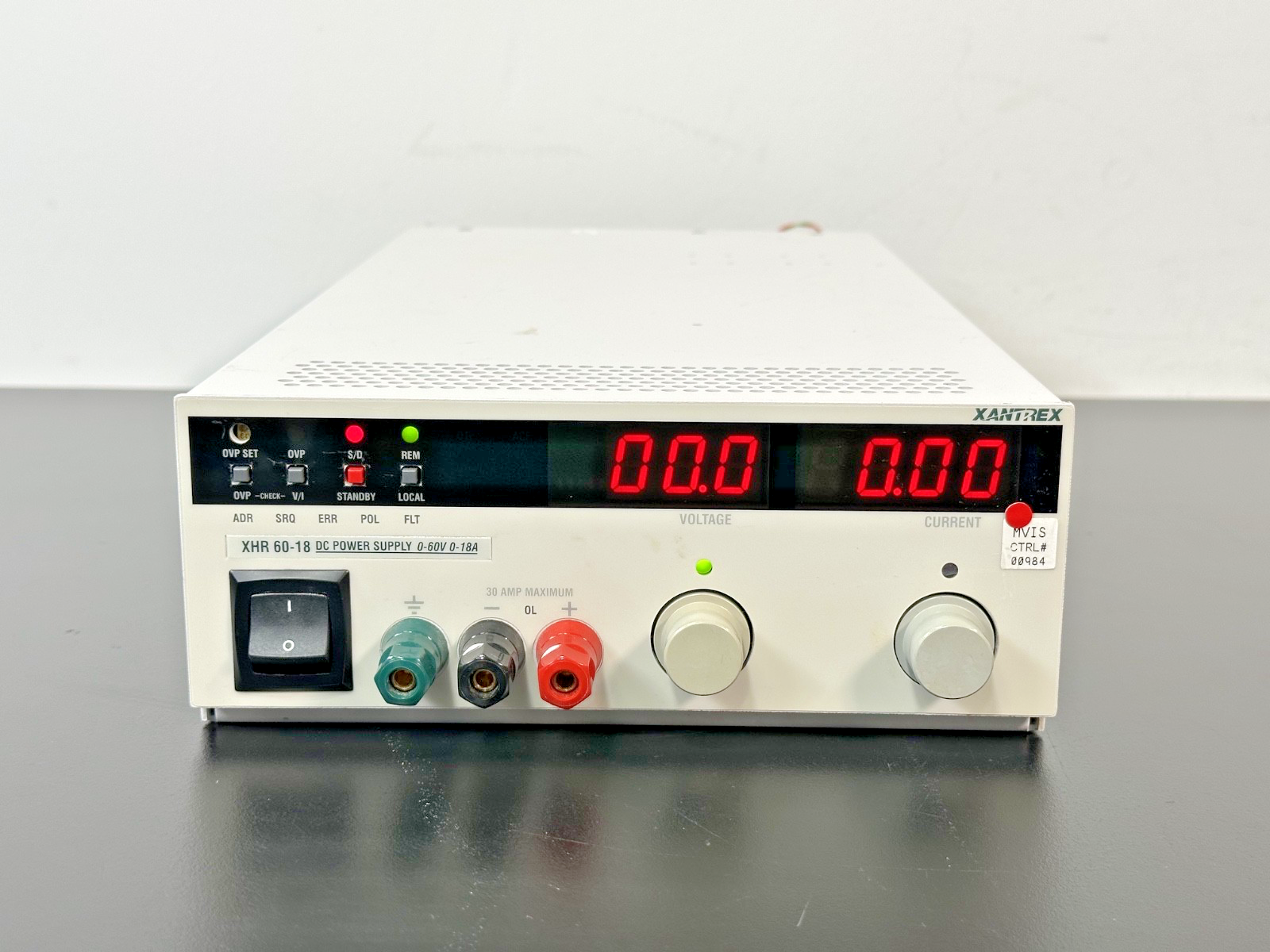 Xantrex XHR 60 18 DC Power Supply 60V 18A GPIB Tested Working0
