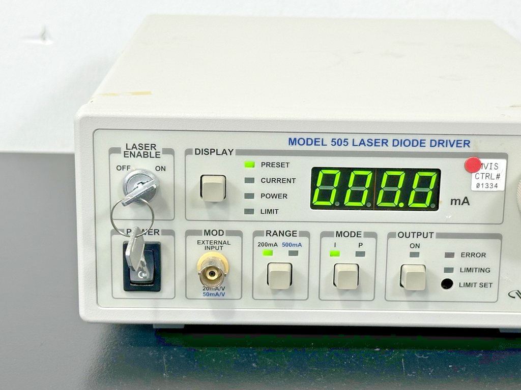 Newport Model 505 Laser Diode Driver 200mA 500mA w/ Keys Working1