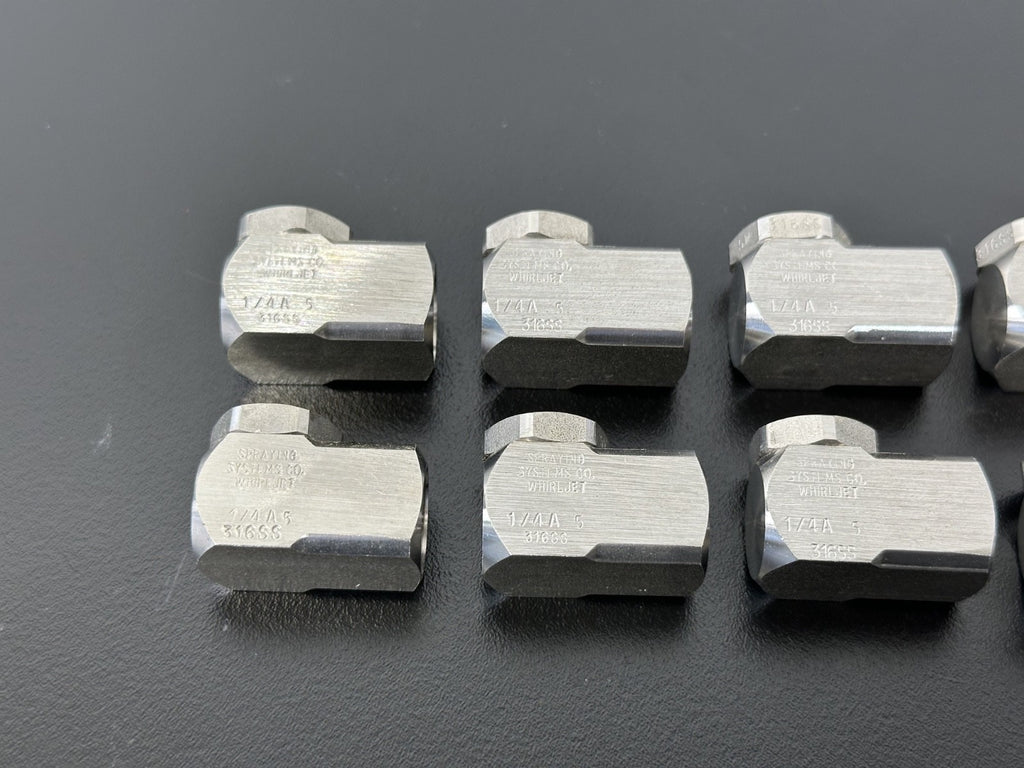 Spraying Systems Co WhirlJet 1/4A 5 316SS Spray Nozzles Lot of 101