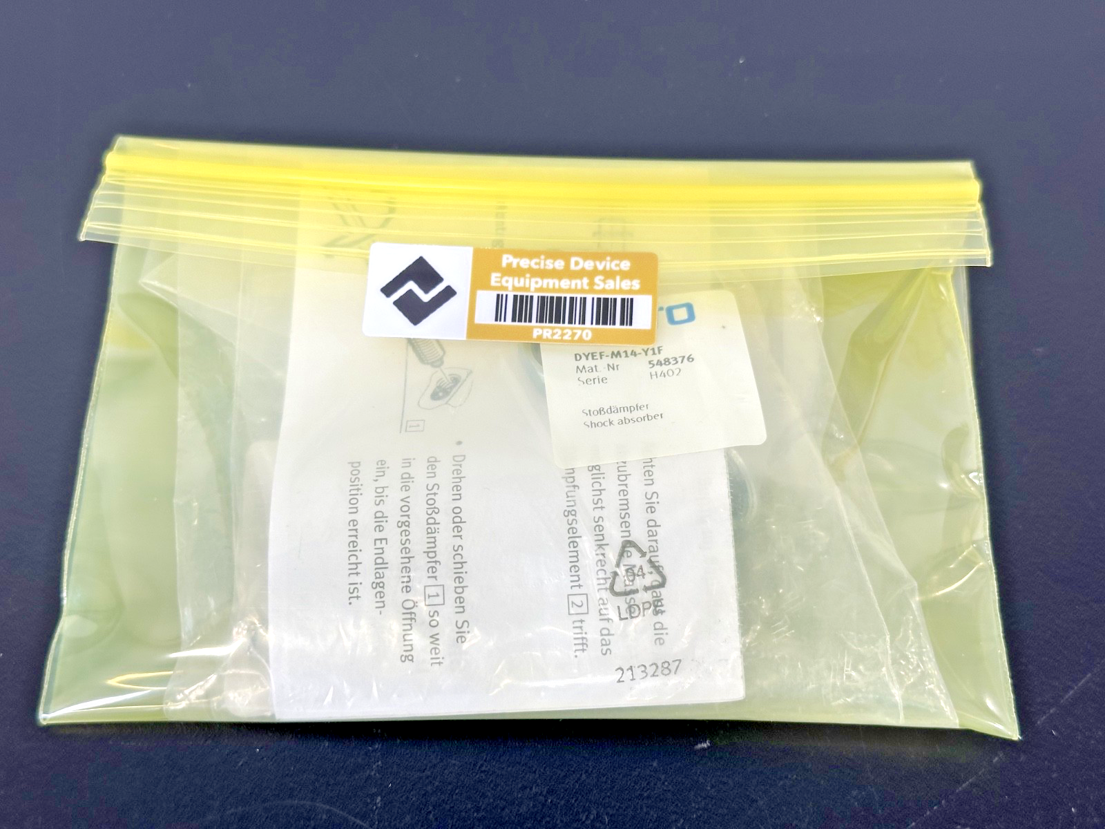Festo DYEF M14 Y1F Shock Absorber 548376 New2