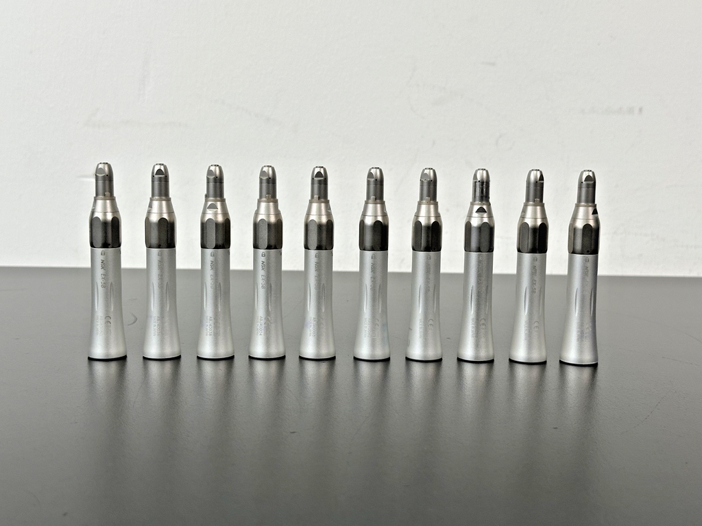 Lot of 10 NSK EX 5B H262 4:1 Straight Handpiece Attachments Tested0