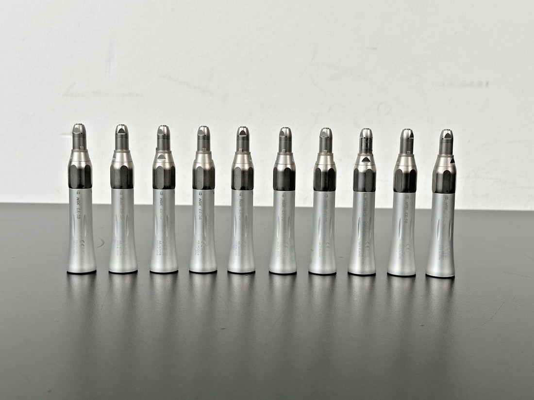 Lot of 10 NSK EX 5B H262 4:1 Straight Handpiece Attachments Tested0