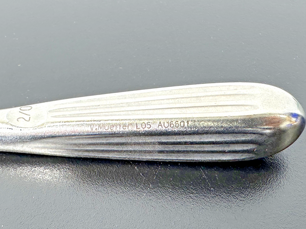 V. Mueller AU6601 Spratt Oval Cup Curette Size 00 2/0 6.5" Stainless2
