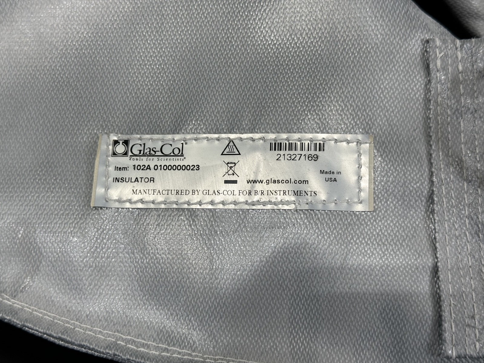 Glas Col 102A 0100000023 Insulator Heating Mantle Cover Jacket1