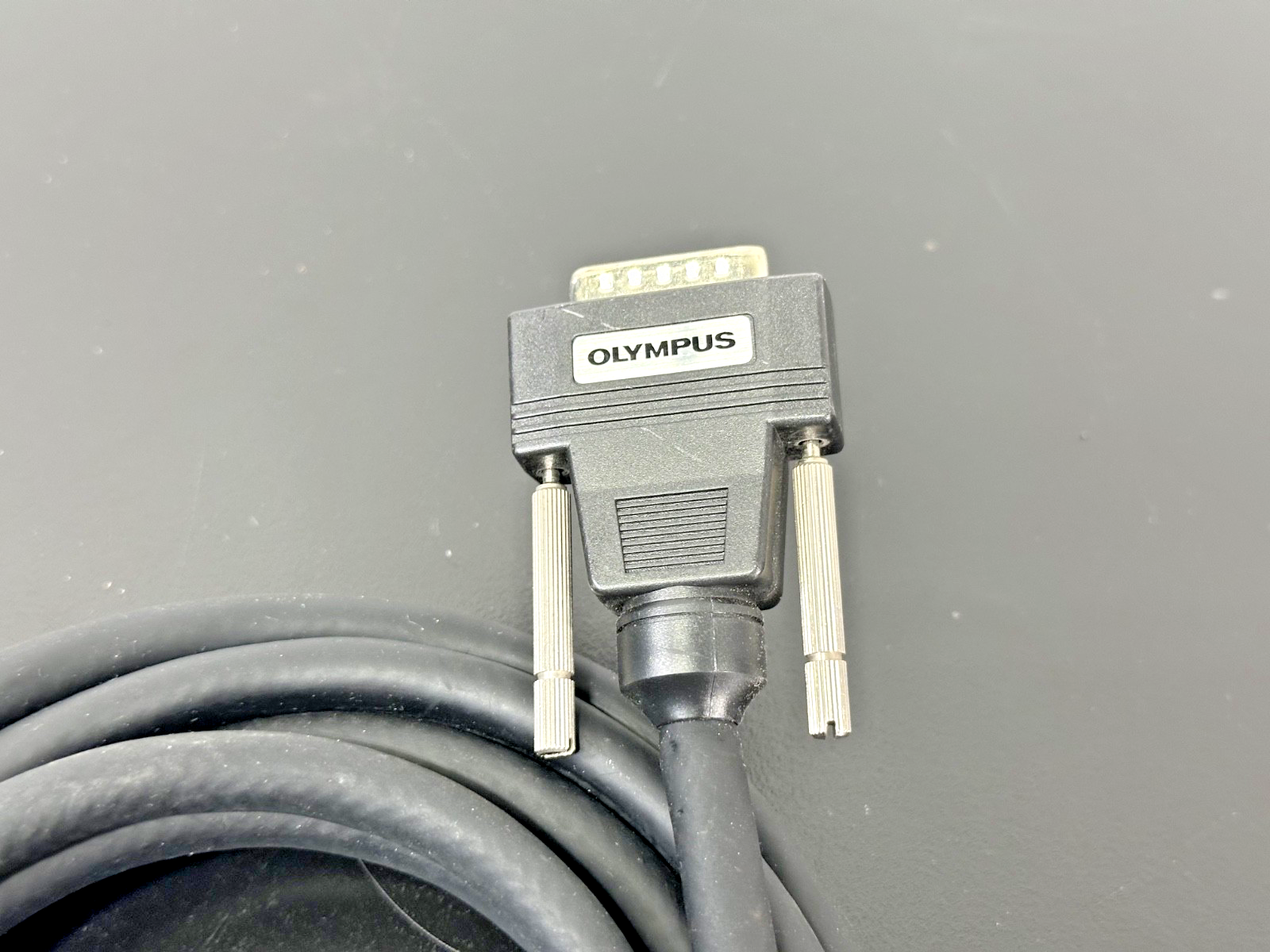 Olympus DSS 151 DB9 to Dual BNC Interface Cable Used Powers On1