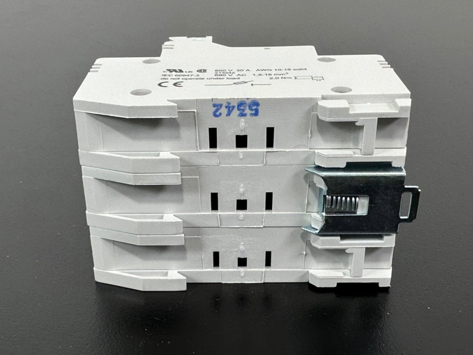 Siemens 3NW7 031 3 Pole Fuse Holder Base 32A 10x38 DIN Rail NEW5