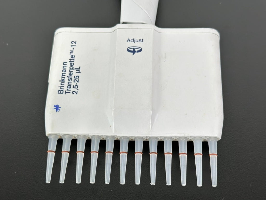 Brinkmann Transferpette TM 12 12 Channel Pipette 2.5 25µL Adjustable1