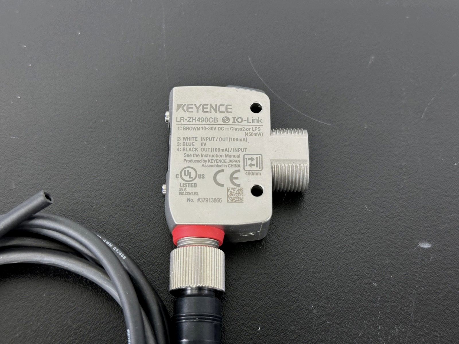Keyence LR ZH490CB IO Link CMOS Laser Sensor w/ Cut Cable LR Z Series1