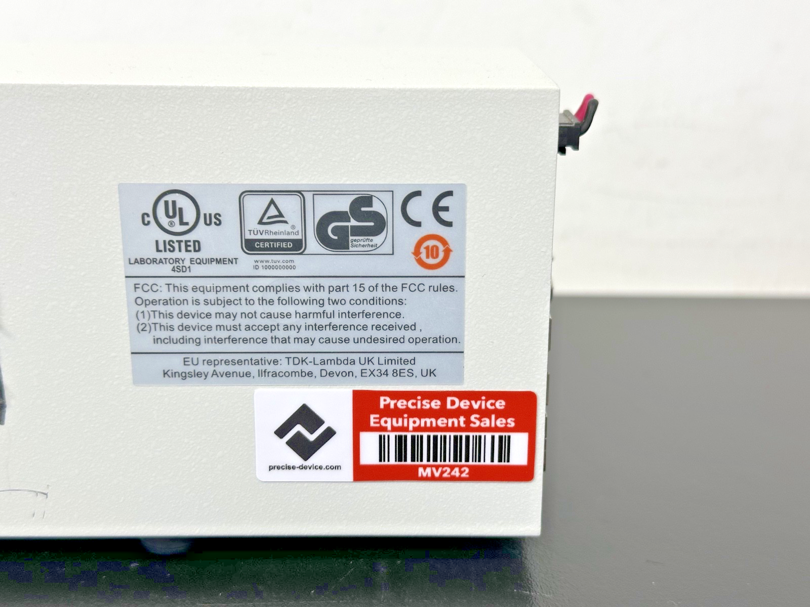 TDK Lambda Z650 1.25 Programmable DC Power Supply 650V 1.25A Powers On Working4