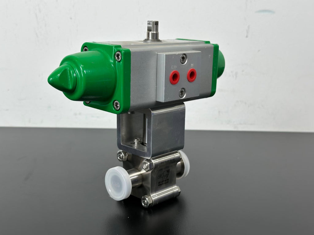 Actuatech GS 15 F04 Pneumatic Actuator w/ A&N Ball Valve B4075 0F16 AS Stainless3