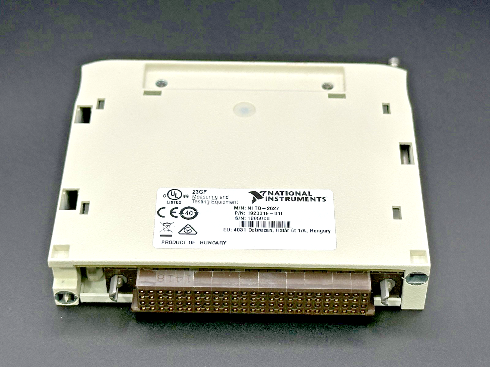National Instruments NI TB 2627 PXI Multiplexer Terminal Block 192331E 01L1