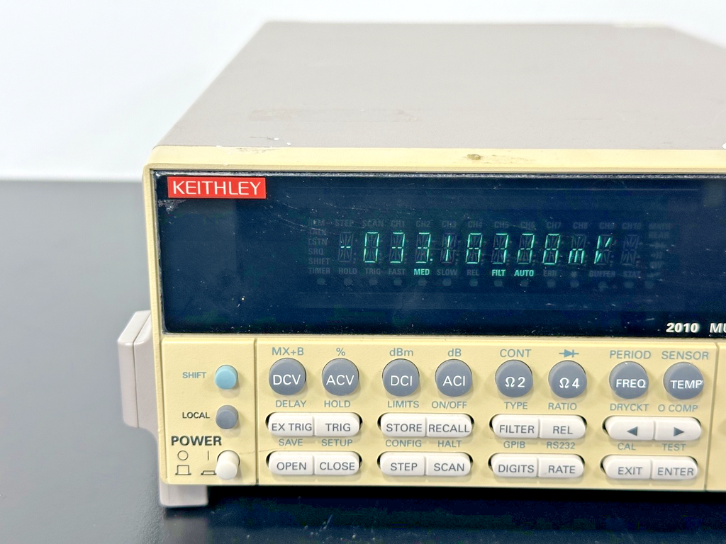 Keithley 2010 7.5 Digit Low Noise Digital Multimeter Powers On Working1