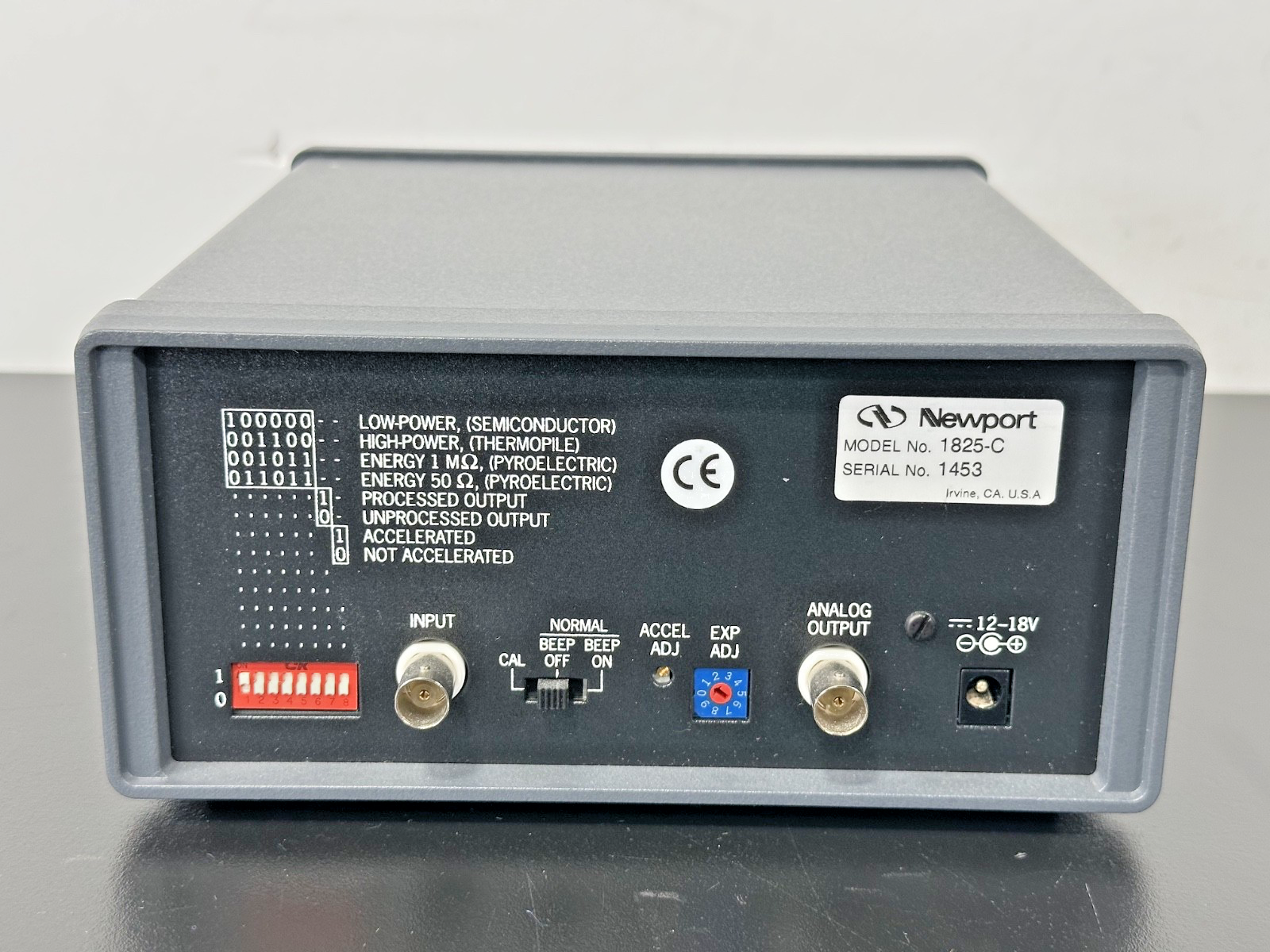 Newport 1825 C Optical Power & Energy Meter Analog Benchtop Unit Working3