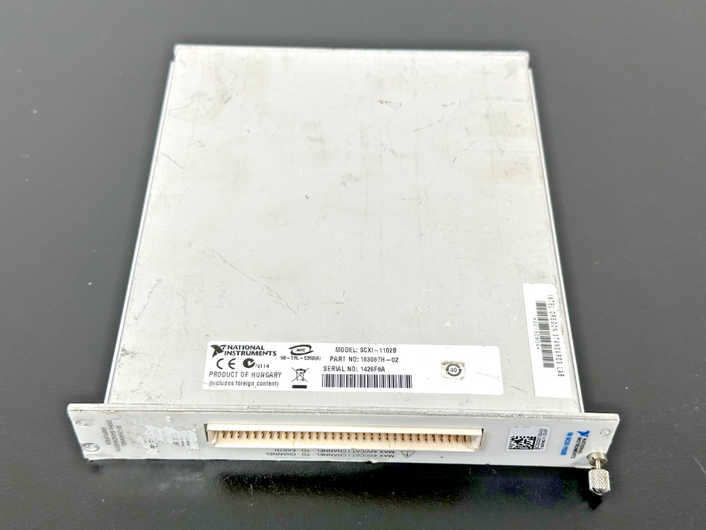National Instruments NI SCXI 1102B 32 Channel 200Hz Amplifier Module6