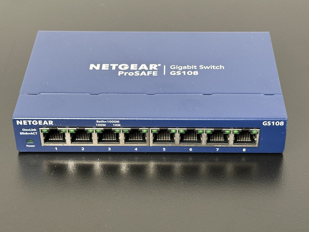NETGEAR ProSAFE GS108 8 Port Gigabit Ethernet Switch Unmanaged1