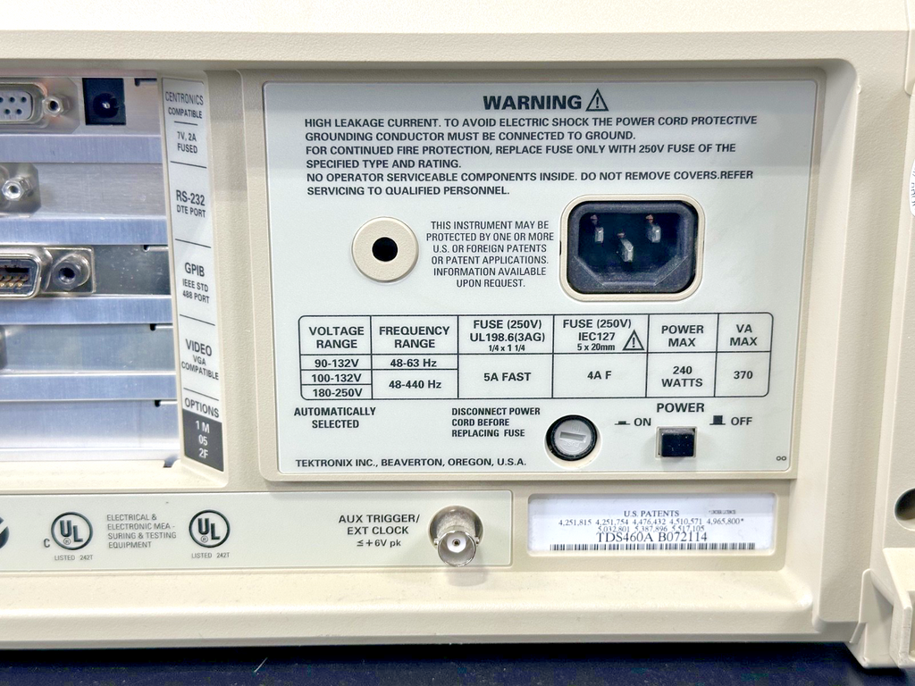Tektronix TDS460A 400MHz 4 Channel Digitizing Oscilloscope Bad Display6