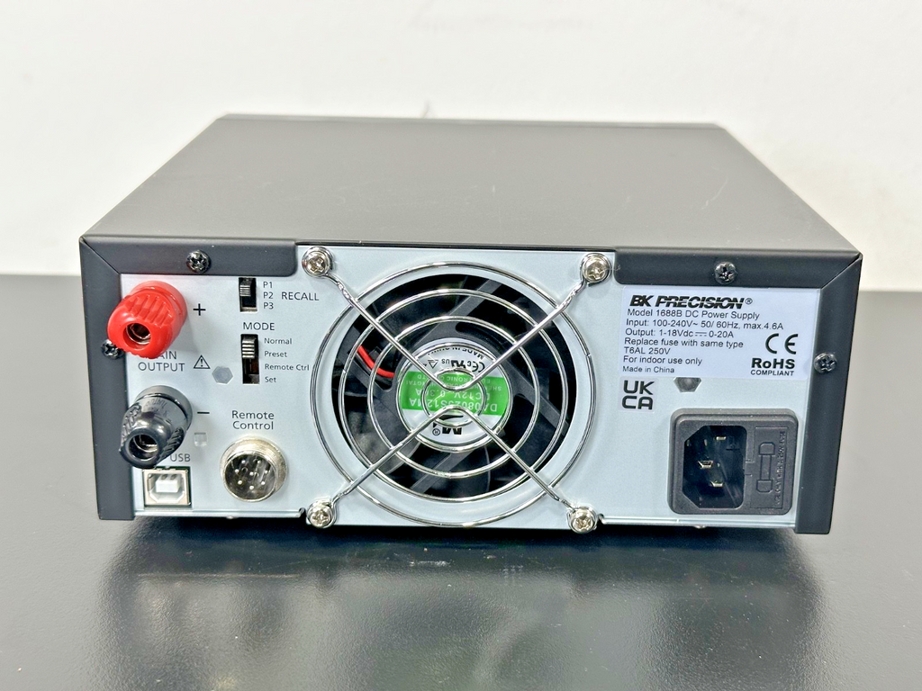 B&K Precision 1688B Switching DC Power Supply 1 18V 20A USB Powers On Working1