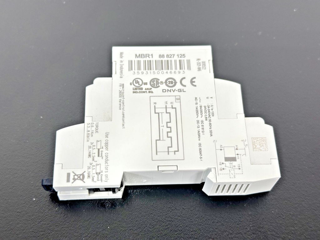 Crouzet MBR1 Multifunction Time Delay Relay Timer 88827125 24 240V AC/DC1