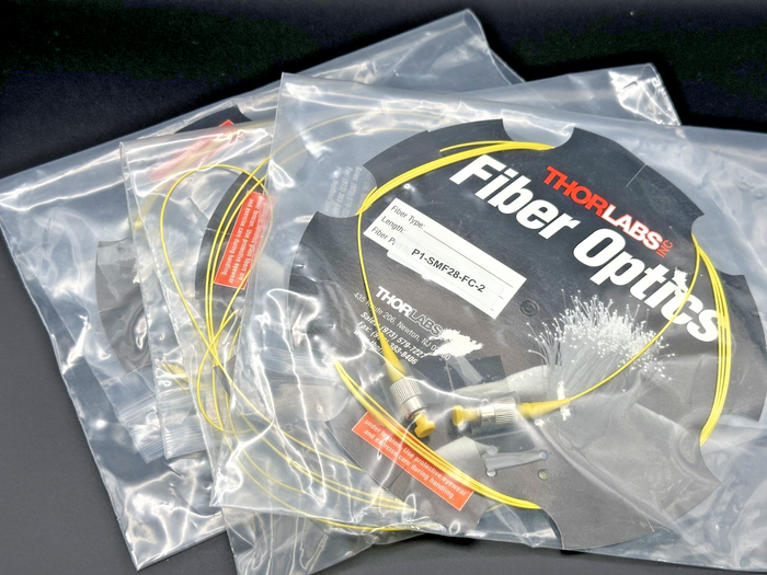 3 Thorlabs P1-SMF28-FC-2 Fiber Patch Cables | New Unused