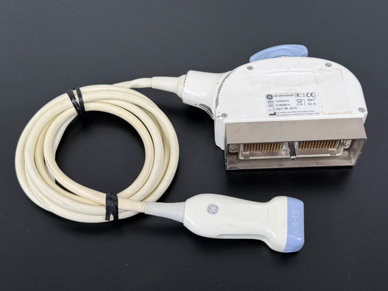 GE Ultrasound S1 5 Probe Transducer 5269878 Cardiac Phased Array S1 50