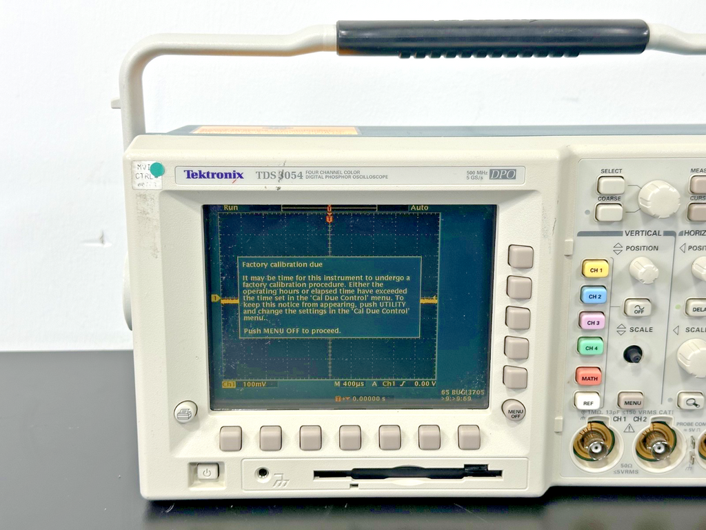 Tektronix TDS3054 Digital Phosphor Oscilloscope 500MHz 5GS/s 4 Channel Working1