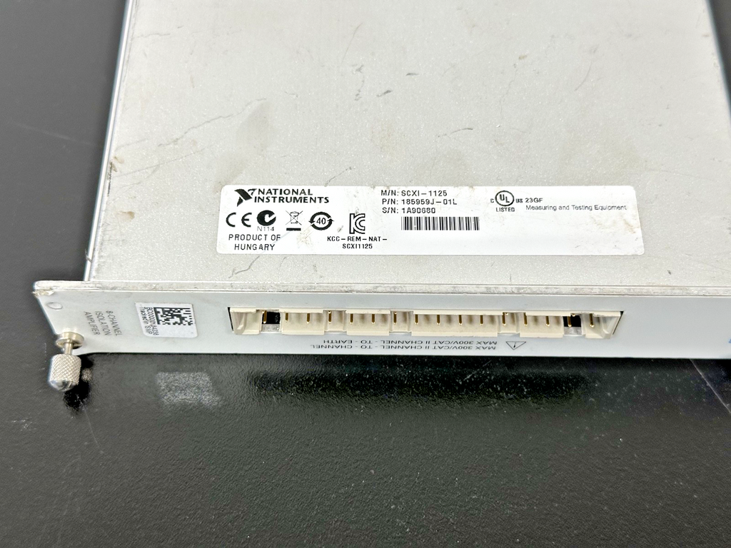 National Instruments NI SCXI 1125 8 Channel Isolation Amplifier Module6