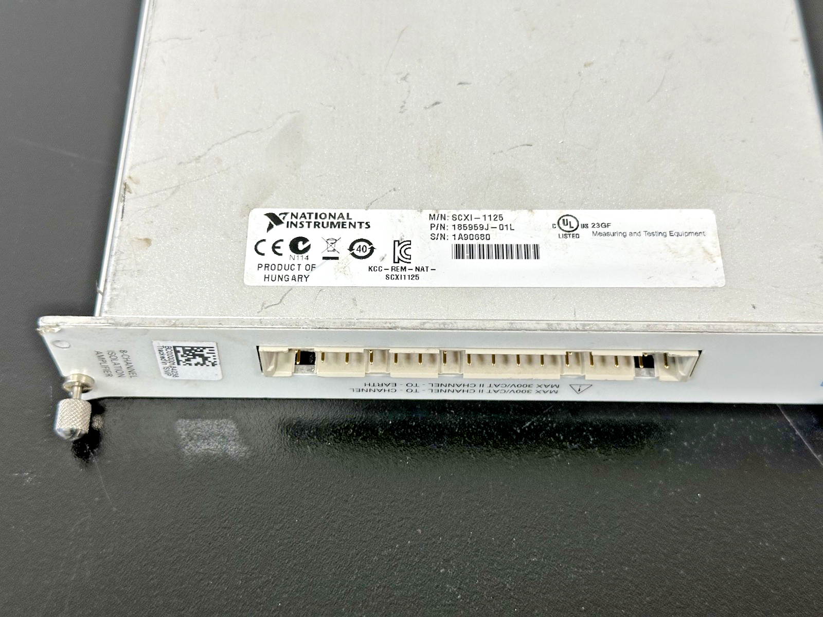 National Instruments NI SCXI 1125 8 Channel Isolation Amplifier Module6