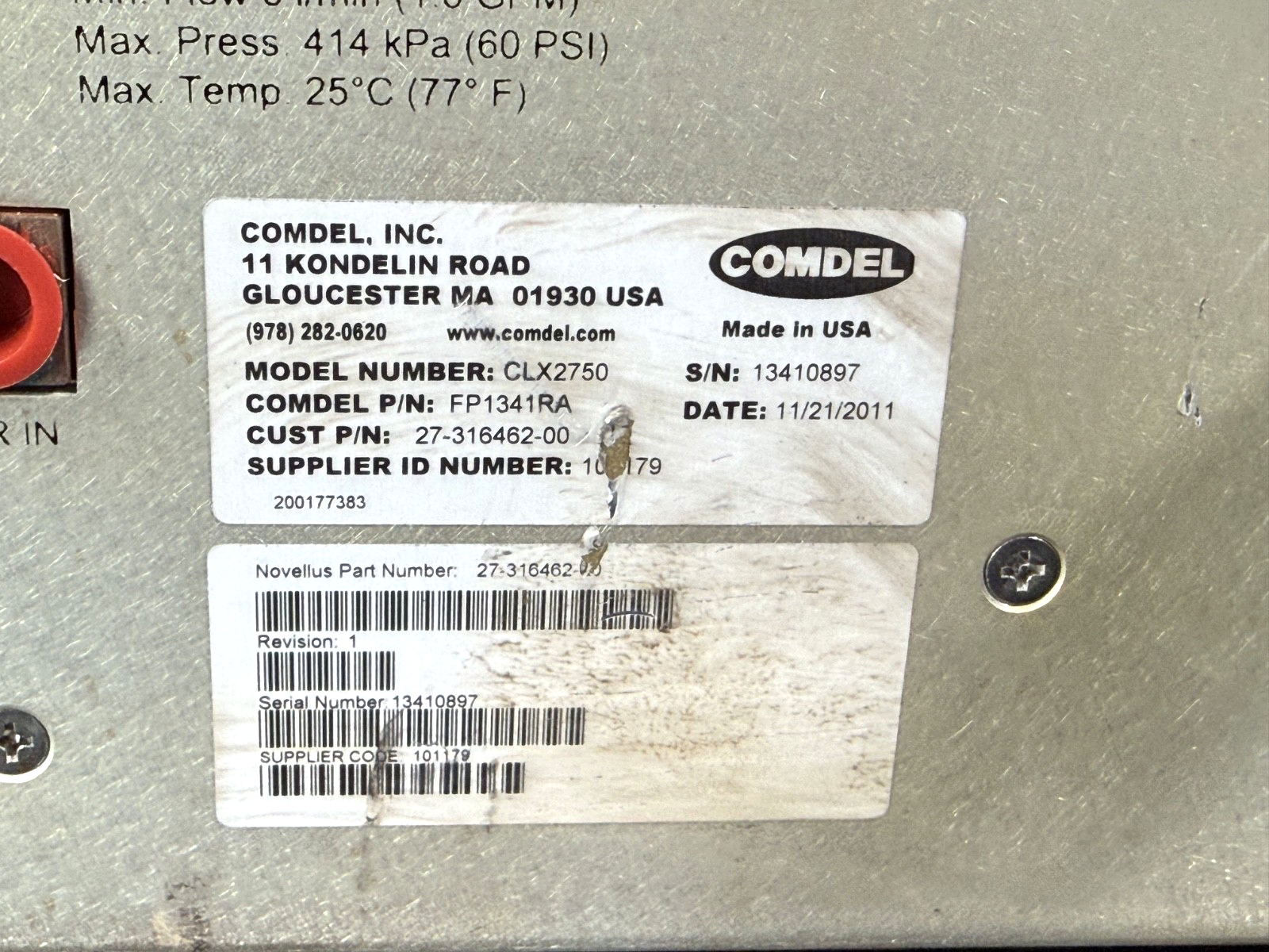 COMDEL CLX 2750 LF Generator4