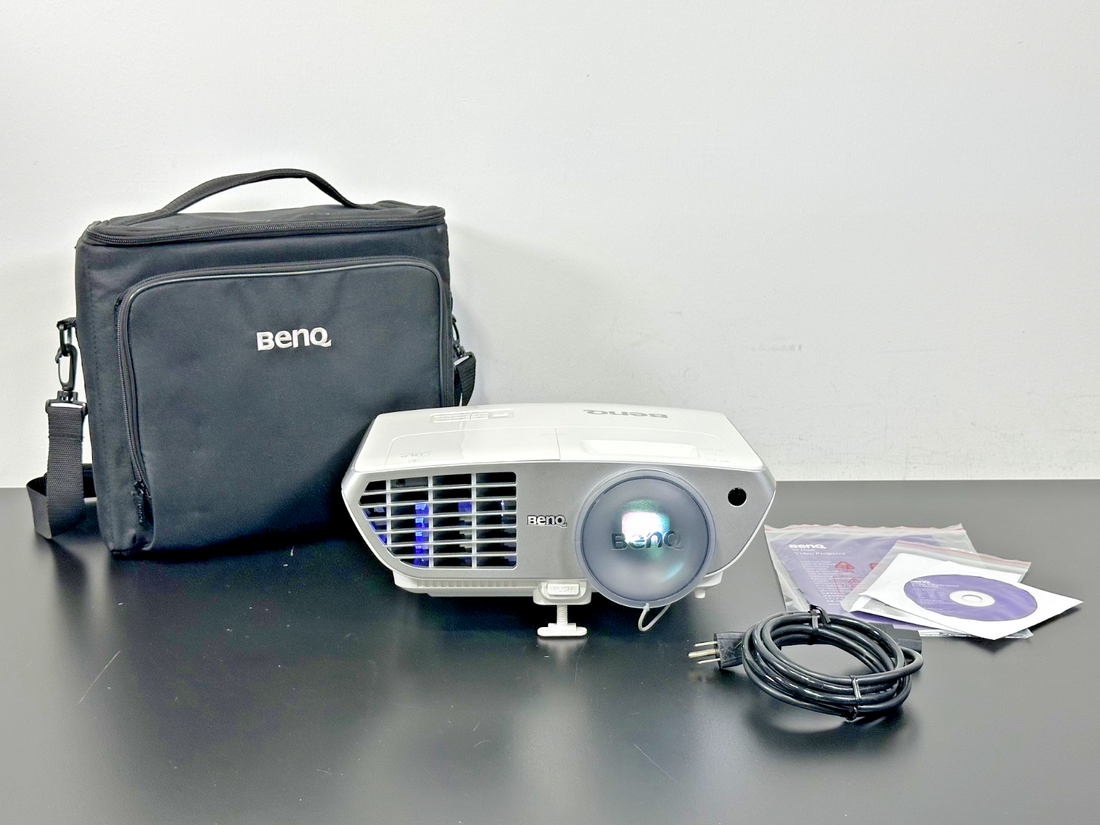BenQ W1060 1080p DLP Home Theater Projector 2000 Lumens w/ Case Working0