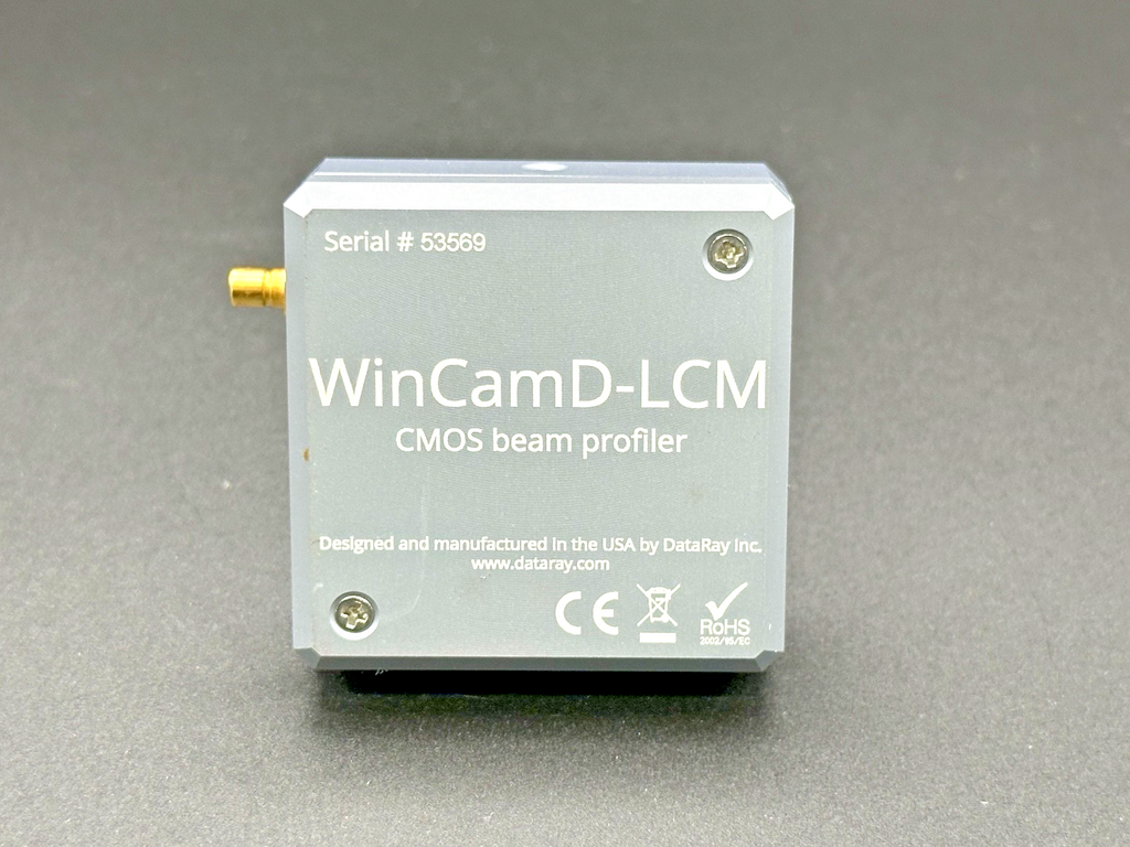DataRay WinCamD-LCM CMOS Beam Profiler Camera w/ MagND Filters3