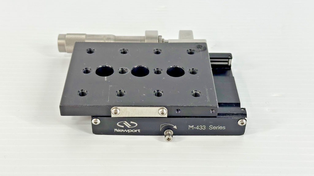Newport M 433 Linear Translation Stage w/ SM 25 Vernier Micrometer3