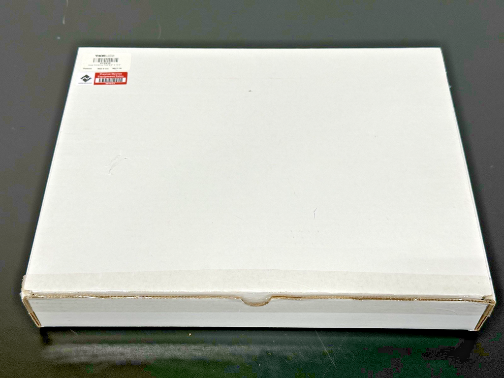 Thorlabs CTG913 Glass Fiber Optic Polishing Plate 9.5 x 13.5 Inch New Open Box1