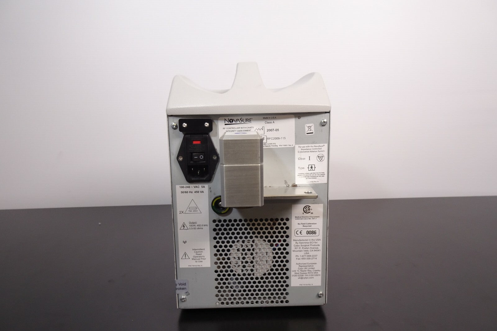 Hologic NovaSure RFC 2009 115 Endometrial Ablation System Controller4