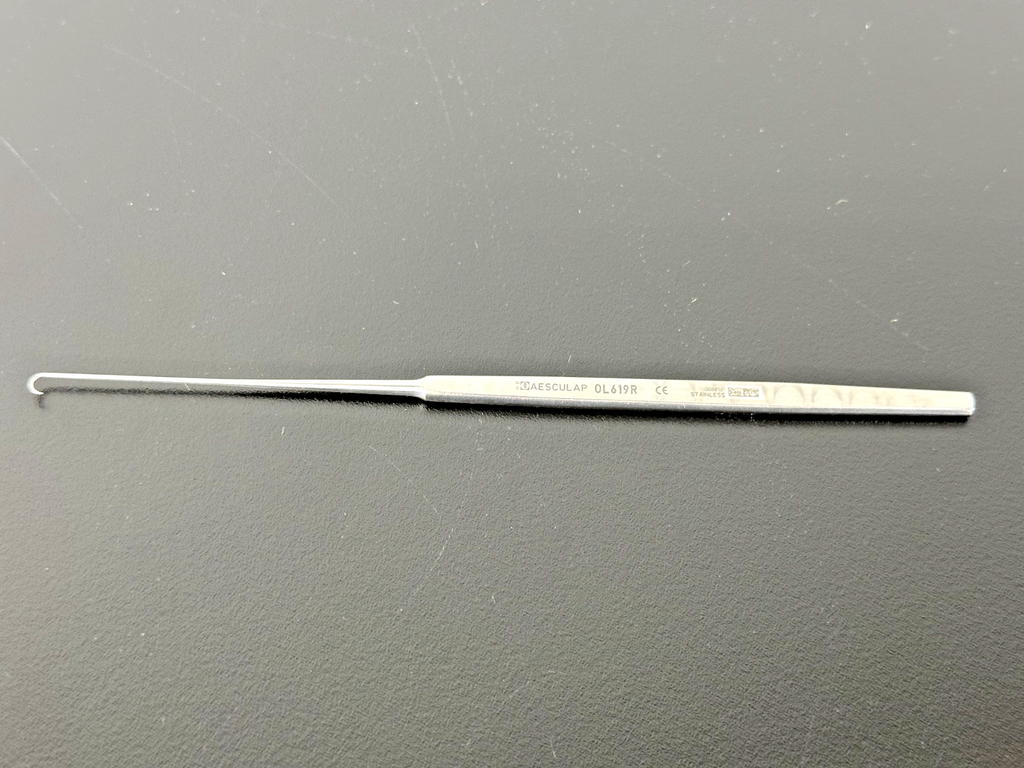 Aesculap OL619R Cottle Skin Dura Retractor Sharp 6 1/4" Stainless Steel0
