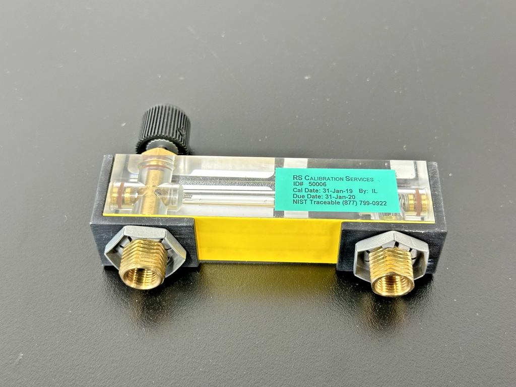 Dakota Instruments 6A0109BV AB Variable Area Air Flow Meter Rotameter Used1