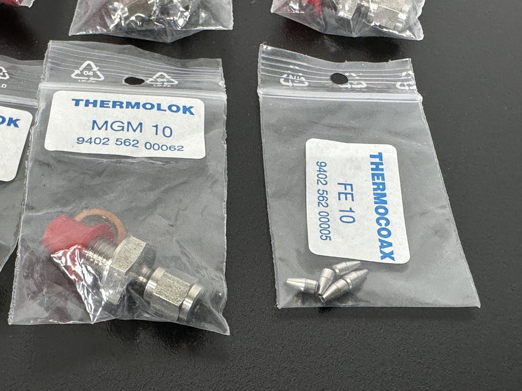Lot of 8 Thermolok MGM 10 Thermocoax FE 10 Compression Fittings New1