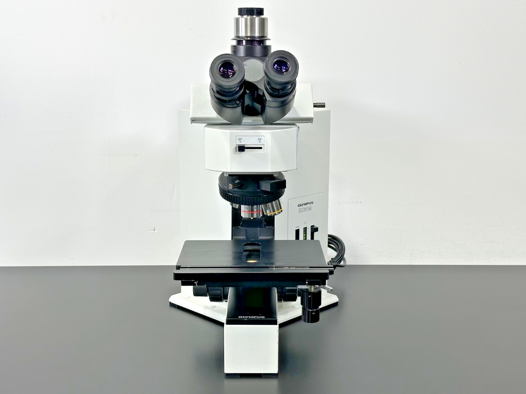 Olympus BX60MFS Trinocular Metallurgical Microscope w/5 MPlan Objectives Working2