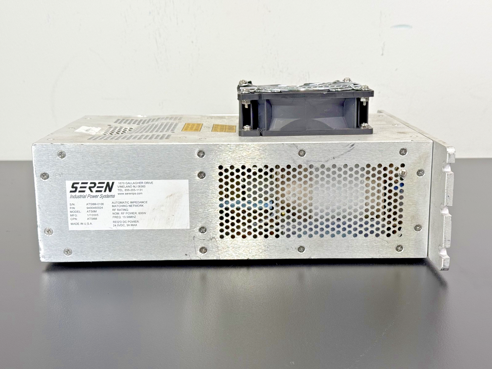 Seren ATS6M RF Matching Network 9400460024 Industrial Power Systems PARTS4