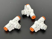 Lot of 3 SMC AS2052F Pneumatic Speed Flow Control Valves4