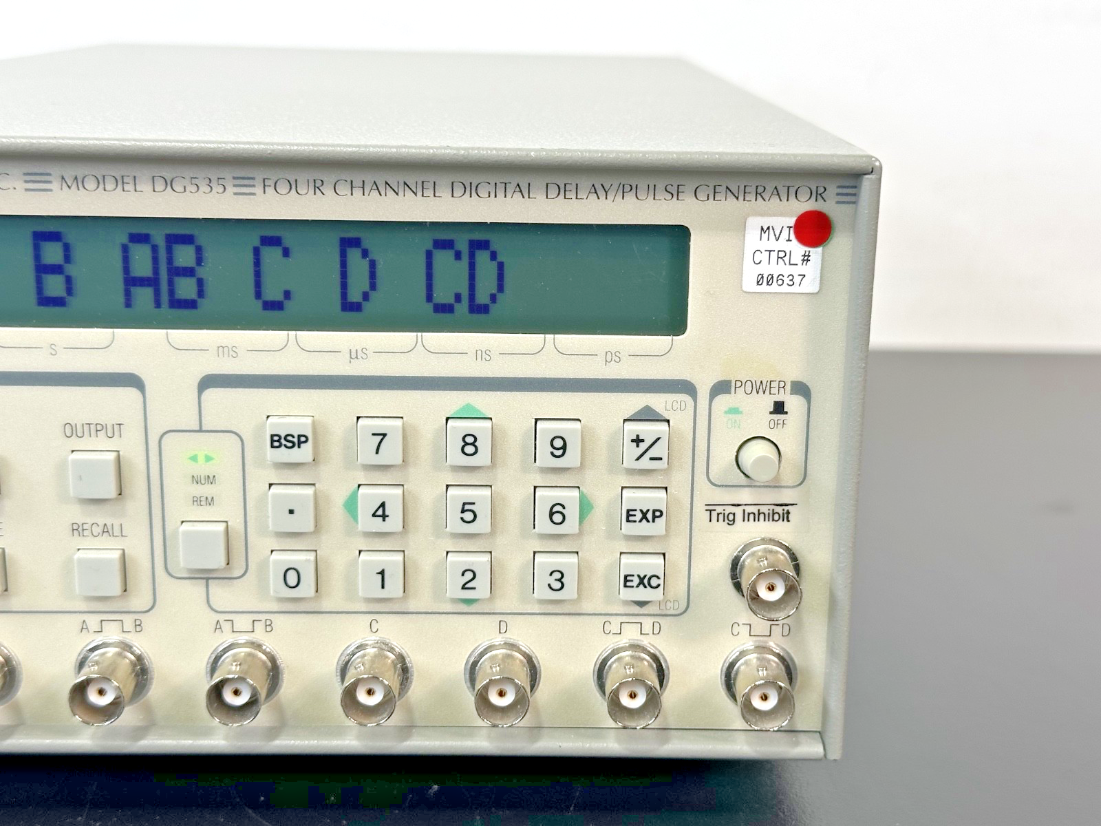 Stanford Research Systems DG535 Digital Delay Pulse Generator Opt 01/03 Working2