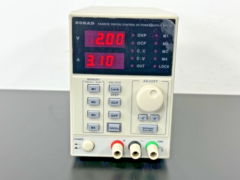 Korad KA6003D Digital DC Bench Power Supply 60V 3A Adjustable Powers On Working0