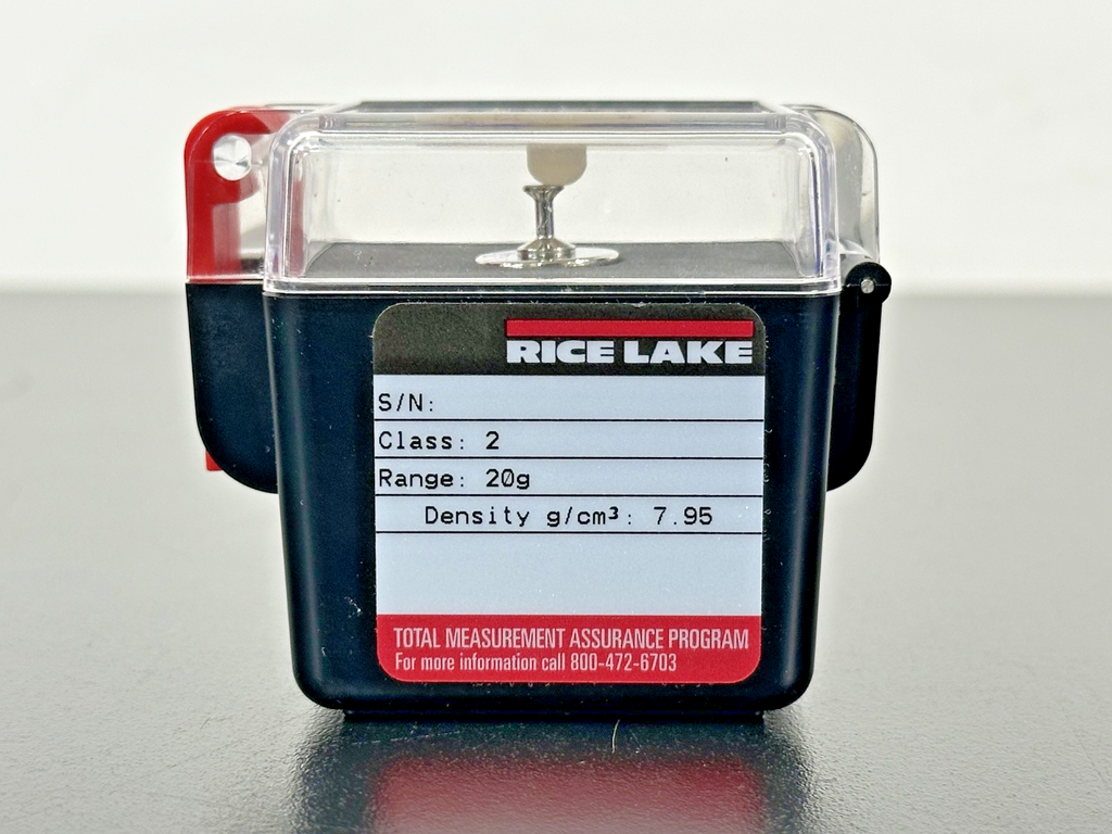 Rice Lake 20g Class 2 Calibration Weight w/ Protective Case3