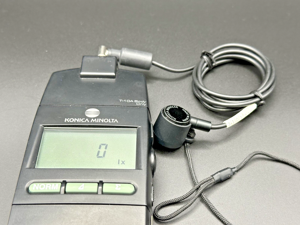 Konica Minolta T 10MA Illuminance Light Meter Mini Receptor Head & Case2