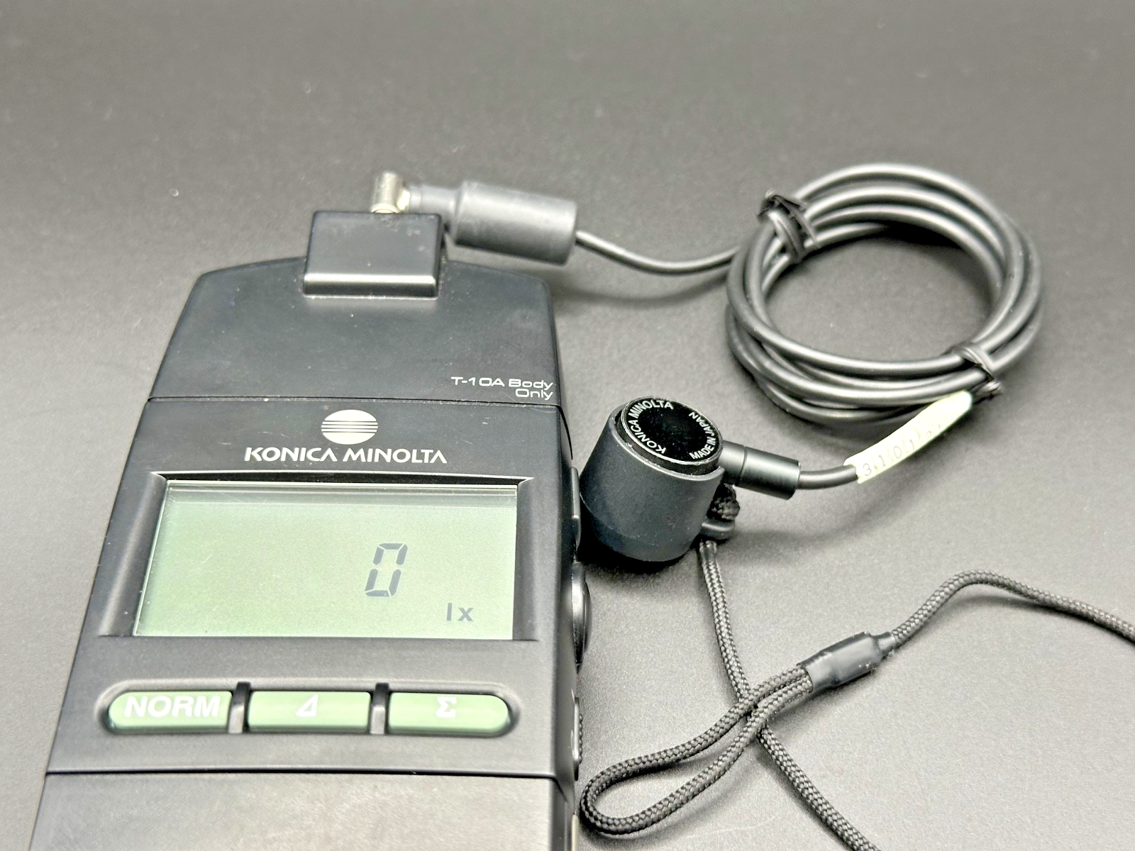 Konica Minolta T 10MA Illuminance Light Meter Mini Receptor Head & Case2