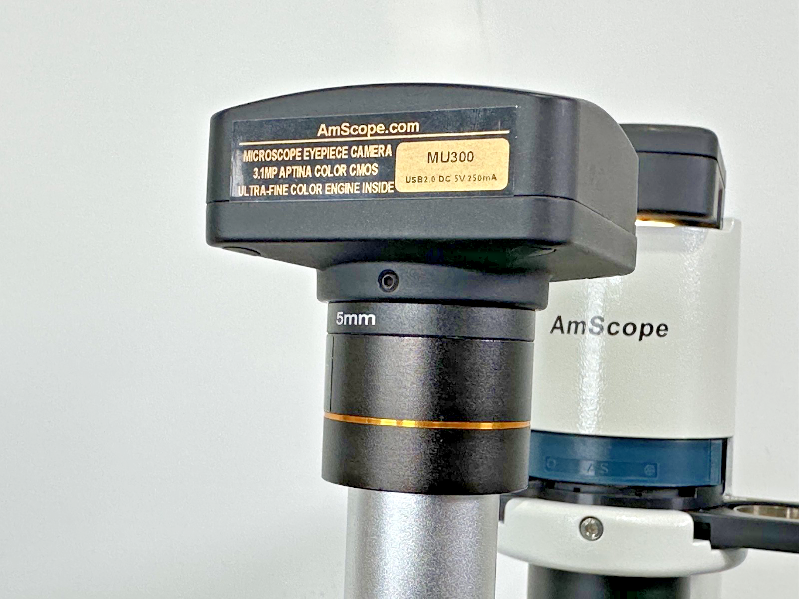 AmScope Inverted Microscope w/ MU300 Camera – Powers On – FOR PARTS / REPAIR2