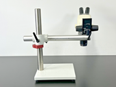 Leica S4E Stereo Zoom Microscope 0.63X Lens 10X Eyepieces Boom Stand Untested1
