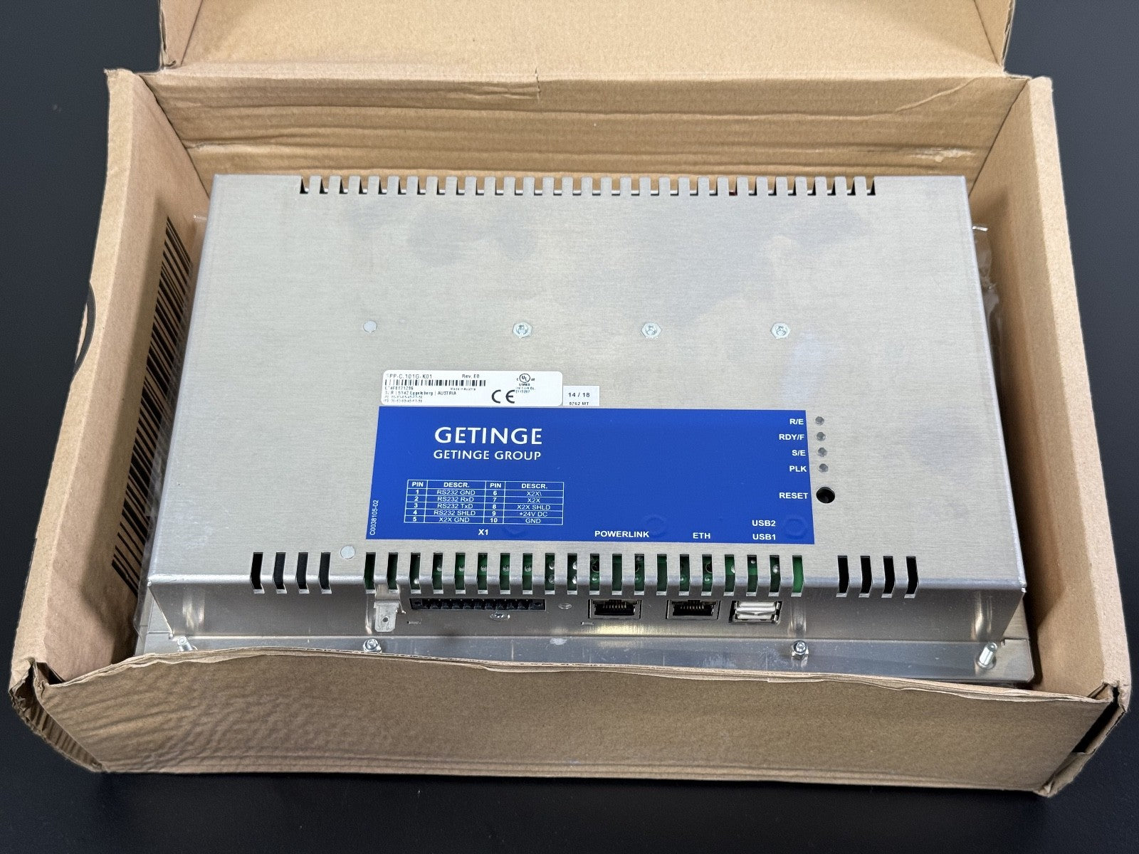 Getinge 5PP C.101G K01 DISPLAY UNIT0