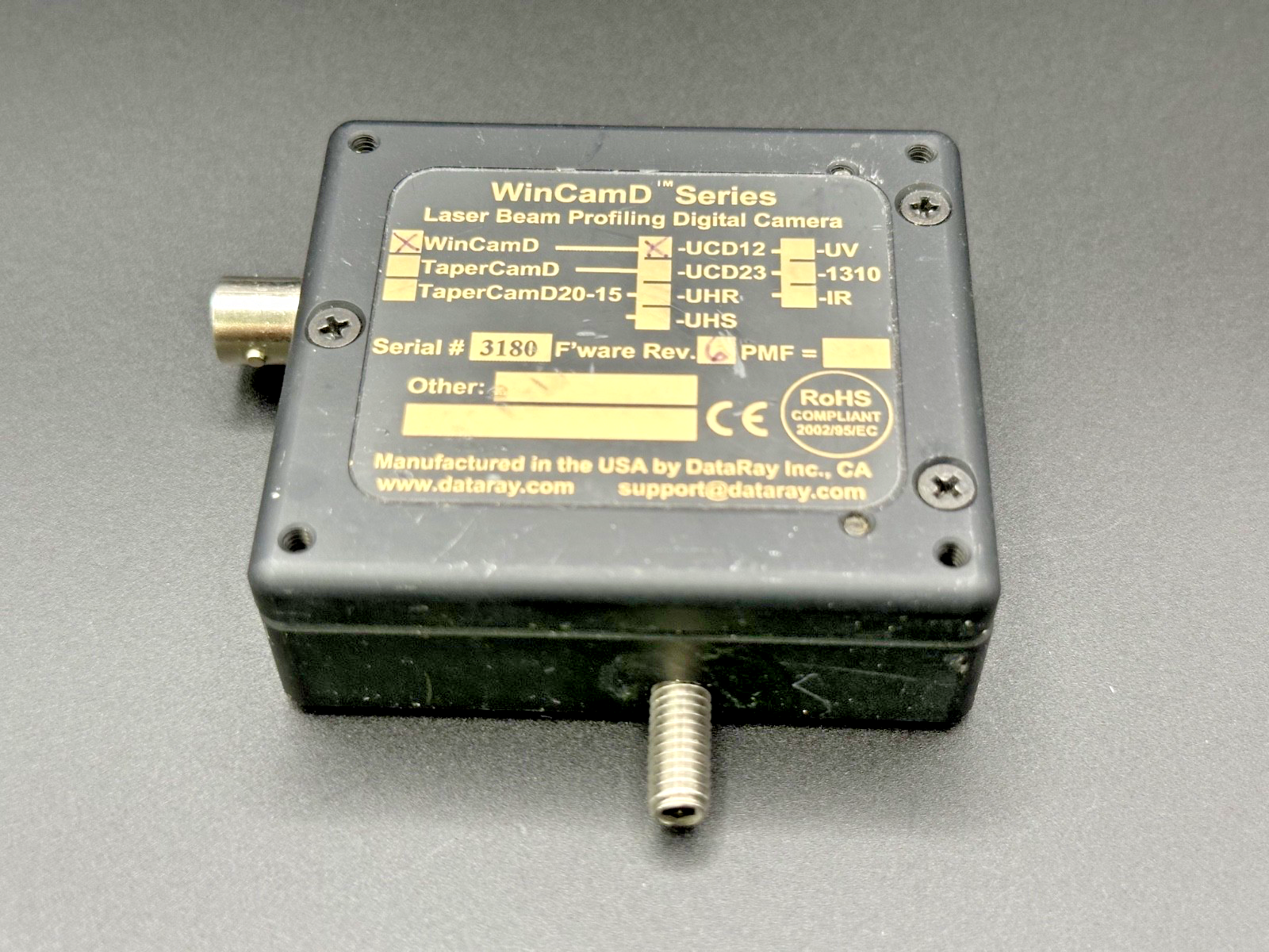 DataRay WinCamD UCD12 Beam Profiling Digital Camera USB Used Untested2